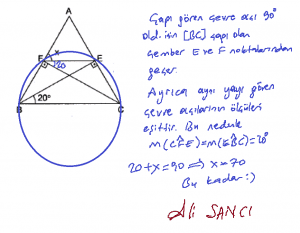 Üçgen açı soruusu