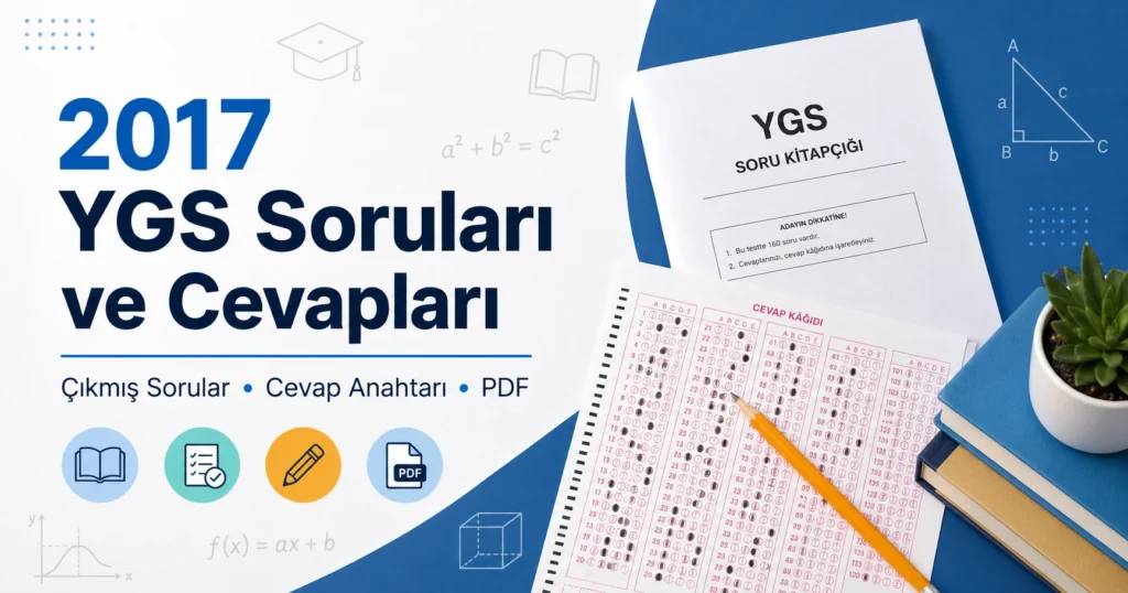 2017 YGS Soruları ve Cevapları