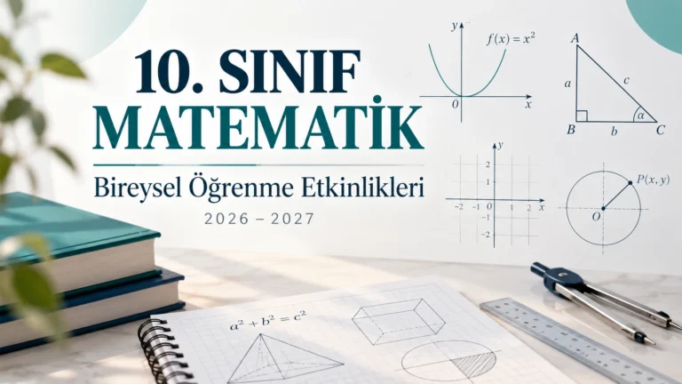 10. sınıf matematik bireysel öğrenme etkinlikleri 2026–2027 kapak görseli