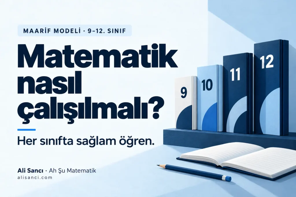Maarif Modeline göre 9–12. sınıf matematik çalışma rehberi: Matematik nasıl çalışılmalı?